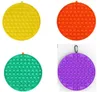 Giocattoli per giocattoli per dito catena chiave spinta a bolla arcobaleno pioniere puzzle silicone anti -stress sollievo divertente hh4237hx3233201