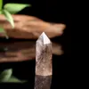 Naturlig Tawny Crystal Tower Ards Prydnad Mineral Chakra Healing Wands Reiki Energy Stone Six-Sidze Quartz Point Pillar Magic Wand Novelty Gifts