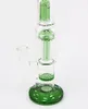 Verre Bong Fumer Pipe À Eau Narguilé Percolateur Diffus 26cm Shisha Bongs Tuyaux Filtre Bécher Bubbler W / ICE Catcher Narguilés