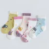 Cotton Animal Mesh Sock Summer Spring Baby Cute Socks sottile cotone colorato 20220301 Q2