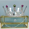 Cosplay King Queen Crown Party Hats Tire Prince Princess Crowns Birthday Party Hat Gold Silver 2 Färger med OPP -väskor