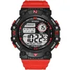 Cool luminosos homens esportes assistir high-end cinta de silicone militar relógio de pulso militares water impermeável relógios digitais reloj de hombre g1022