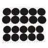 Round Black Rubber Coaster Self Adhesive Cup Bottom Stickers For 20oz 30oz Tumblers Protective Non-slip Pad 601 V2