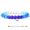 Candy Color Women Men Strand Beads Bracelet Colorful Natural Opal Stone Crystal Chakra Stretch Bracelets&Bangles Friend