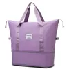 Storage Bags Waterproof Sports Fitness Bag Adjustable Gym Yoga Big Travel Duffle Handbag For Women 2022 Weekend Traveling