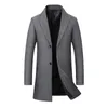 남자 옷 도착 가을 겨울 고품질 양모 트렌치 코트 남성, 남성 양모 캐주얼 재킷, 플러스 사이즈 M-4XL 211011
