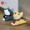 Bonito cão gato porco rolha de porta portões de segurança para crianças bebê criança proteção de dedo corgi husky batente de porta cunha desenho animado cachorro forte aderência resistente ao deslizamento