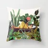 Fashion Polyester Printed Pillow Cover Sexy Woman Plant Printing Sofa Cushion Office Chair Bed Throw Home Decor Cushion/Decorative