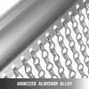 VEVOR Aluminium-Metall-Kettenvorhang, 213,4 x 88,9 cm, silberfarbener Kettenvorhang, Türgitter, Vorhang, Raumteiler, private gewerbliche Nutzung, 210712