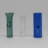 OD 8mm 12mm coloré rond plat bouche verre filtre pointe fumer porte-tube de cigarette 30mm 35mm longueur pour papier à rouler tabac à herbes sèches