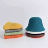 Autunm hiver nouveau seau chapeau femmes dôme visière extérieure grand chapeau à bords Satin été pêcheur chapeau chaud bassin à tricoter casquette G220301