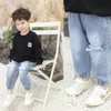 Fashion-summer dress children's jeans pants autumn sun children leisure boys pant tide