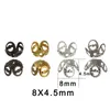 Gold Hollow Flower Spacer Beads End Caps Pendant Making DIY Charms Connectors For Jewelry Making