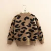 Mädchen Pullover Kinder Mantel Outwear 2021 Leopard Plus Samt Verdicken Warme Winter Herbst Tops Fleece Weihnachten kinder Kleidung Y1024