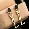 Luxe ontwerpers Stud Women YS Earrings Letters Ear Stud Men Earring Gold Silver Sieraden Accessoires Geschenk voor Girls