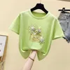 HF2F2118831 Perfume Bottle Print Tshirt Femmes 21070801239554485