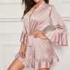 Kobiet śmiotowy Miarhb Pijamas dla kobiet Sexy szaty Para Mujer Piżama Femme Bielizna Nightwear Nightgowns 2021 Przylot20