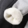 Jacka Kvinnor Solid Färg Hoodies Höst Vinter Imitation Lambull Koreansk Topp Plus Velvet Tjock Zipper Sweatshirt Toppar 210803