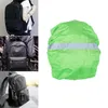 Bolsas para exteriores, mochila, cubierta para la lluvia, fundas impermeables para bolsas con rayas reflectantes para senderismo, Camping, escalada, ciclismo, tamaño (naranja)