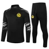 2122 Dortmund Soccer Polo Football Tracksuits Maillot Foot Haaland Reus Hazard Hummels Brandt Sancho Men Surviment Chandal TRAI5365630