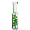 11-calowy Cewka Cewka Fajki Nieruchoby Glass Bongs Budować Bong Green Blue Water Pipes 18mm-14mm Olejek Dab Rozproszony