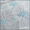 Curtain & Drapes Home Deco El Supplies Garden And Screens Cotton Thread Embroidered Window Two Color Optional Living Room Study Wholesale Dr