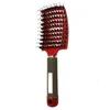 Bristle Nylon Hair Scalp Prove Brushes Women Wet Curly Delling Brush for Salon Tooldressing Styling Tools