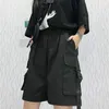 Plus Size Joggers Cargo Pantaloncini sportivi per donna Running Casual Grandi tasche Baggy Gamba larga Harajuku Estate 210724