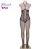 Ohyeahgirl Offener BH-Bodystocking Plus Size XL Netz-Bodystocking offener Schritt HW3160 rückenfreie Ganzkörper-Sexy-Bodystockings S926