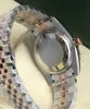 Mode klassische Damen 36 mm Diamantuhr Damen Roman Digital Edelstahl Faltschließe automatische mechanische Sport wasserdichte Uhren