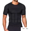 Mannen Afslanken Houdings Vest Mannetje voor Corrector Compression Body Building Fat Burn Burn Borst Tummy Shirt Corset