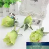 5pcs European rose simulation flower decoration fake flower bud silk wedding arches window wall photography props