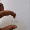 花の形のミニガラスのボトルペンダント小さなdiyコルク透明なクリアジャーギフトバイアル20pcs卸売業の卸売