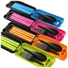 Separbar Portable Folding Travel Dinnerware Sätter koreanska sked gaffel chopsticks plast bestick set porslin för barn