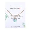 & Pendants Jewelrypendants Colorful Butterfly Pendant Necklace Gold Chains For Women Simple Temperament Resin Stone Druzy Necklaces Drop Del