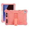 Silicone macio caso de choque à prova de choque caso para apple ipad mini123 45 mini6 mini 1 2 3 4 5 6 Samsung tab T220 T225 T290 T295