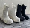 21SS Fabrika Yüksek Üst TPU Kalın Taban Platform Botlar Özel Kaya Street Trainer Ayakkabı