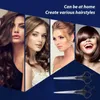 Ciseaux à cheveux 3 pièces, coiffure domestique 6 pouces pour couper un peigne amincissant, outil de coiffure, accessoires de barbier, ciseaux de Salon