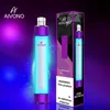 Otantik AIVONO Amaç Yangın Tek Vape Kalem E Sigara Cihazı RGB Işık Ile 650 mAh Pil 4 ml Önceden Doldurulmuş Kartuş Pod 1000 Puffs Parlayan Vapes Kiti VS Büyük Bar