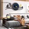 MEISD Mur DIY Autocollant Miroir Horloge Design Moderne Montre À Quartz Grand Auto-Adhésif Décor À La Maison Horloge Chambre Art 210325