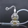 Forma di zucca a buon mercato Bong Glass Oil Rigs Mini pipe ad acqua per fumatori Blunt Bubbler beaker bong con tubo e tubo per bruciatore a nafta in vetro