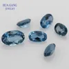 London Blue Topaz Natuurlijke losse edelsteen ovale vorm facetted cut maat 3x4 ~ 10x14mm voor diy sieraden maken