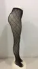 Designer Simple Black Lace Mesh Stockings Hollow Out Pantyhose Sexy Tights Hosiery Style Letter Leggings Socks For Women2016327