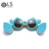 Fashion Small Peach Funny Kids Sunglasses Children Silicone Cartoon Anti Ultraviolet Baby Polarized Glasses YB184