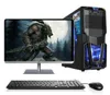 Gaming desktop Intel core i3/i5/i7 /2GB/4GB/8gb ram 120Gb/1tb HDD with 18.5 22 24 inch LCD HD 1080p display PC computer desktops