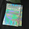 Sacs en Mylar couleur arc-en-ciel holographiques par Space Seal refermable sac de sécurité alimentaire personnaliser accepter