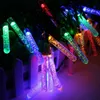 Strings Zonne-energie 20 30 50 LED Meteor Douche Outdoor Buis Lampen Kerst Bruiloft String Fairy Lights Tuin Decoratie