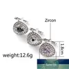 Luxury Cufflinks For Mens And Women Zircon Black Purple White Crystal Fashion Brand Cuff Botton High Quality  Factory price expert design Quality Latest Style