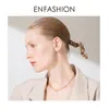 Enfashion boho conch kedja halsband kvinnor guld färg uttalande naturlig mor till pärla halsband rostfritt stål smycken p193025