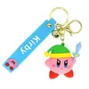Schlüsselanhänger 2021 Kawaii Special Pink Kirby Star Abenteuerspiel Tier Anhänger Silikagel Schlüsselanhänger für Frau Tasche Auto Puppen Kinderspielzeug7128461